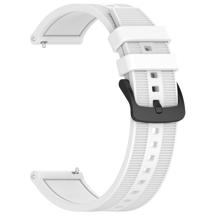 For Honor Watch GS 3 22mm Textured Silicone Solid Color Watch Band(White) - Watch Bands by PMC TechLife | Online Shopping South Africa | PMC TechLife