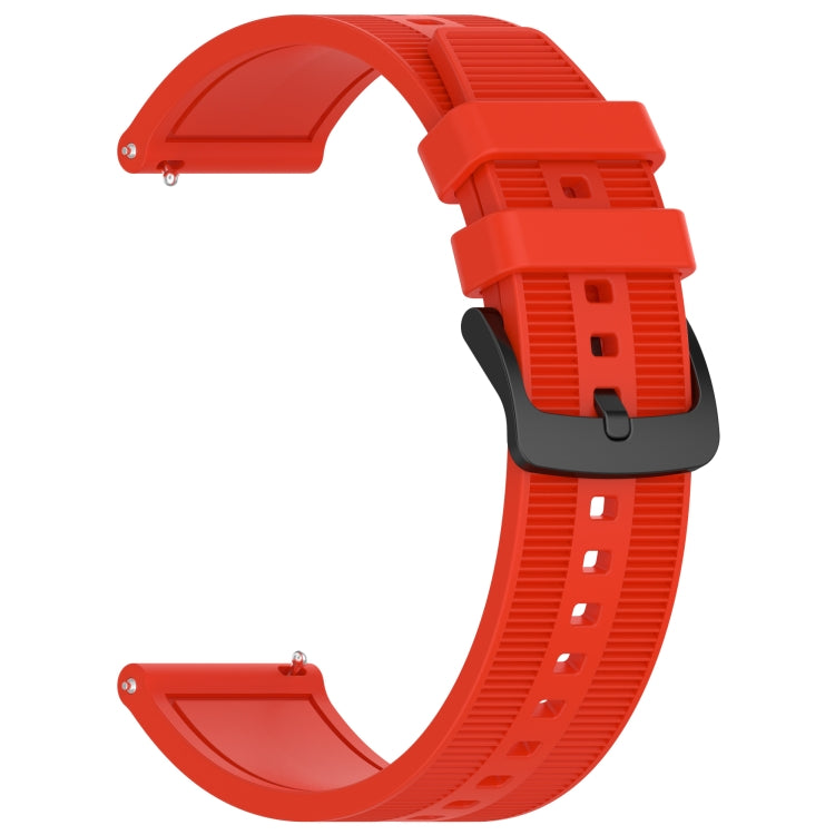 For Honor Watch GS 3 22mm Textured Silicone Solid Color Watch Band(Red) - Watch Bands by PMC TechLife | Online Shopping South Africa | PMC TechLife