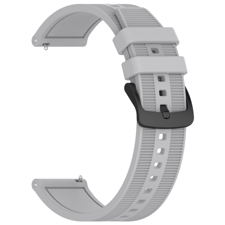 For Honor Watch GS 3i 22mm Textured Silicone Solid Color Watch Band(Grey) - Watch Bands by PMC TechLife | Online Shopping South Africa | PMC TechLife