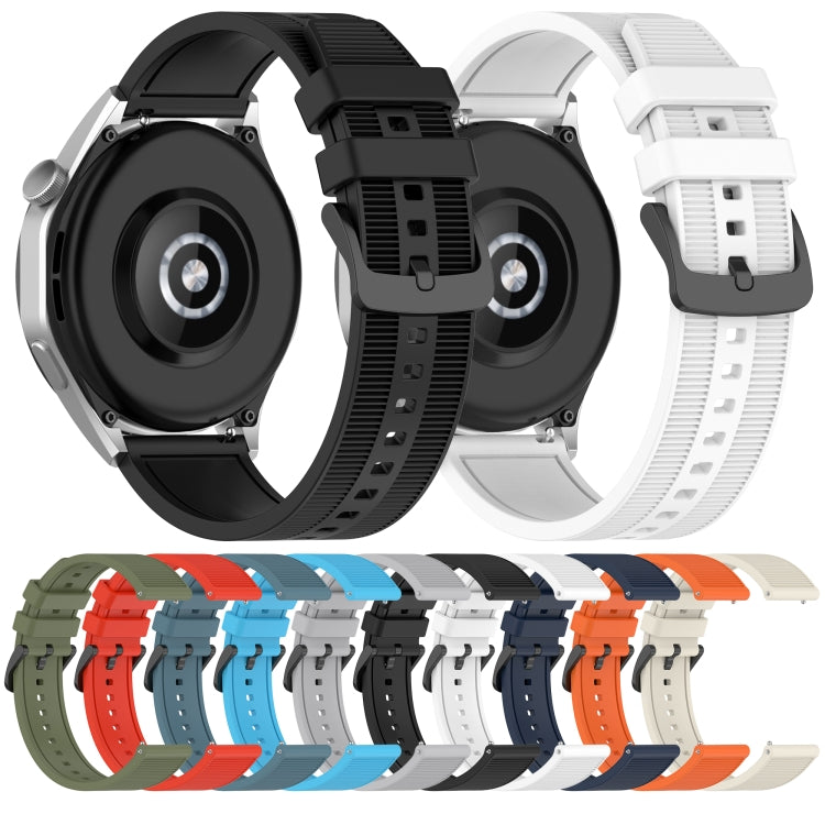 For Huawei Watch GT3 46mm 22mm Textured Silicone Solid Color Watch Band(Orange) - Watch Bands by PMC TechLife | Online Shopping South Africa | PMC TechLife