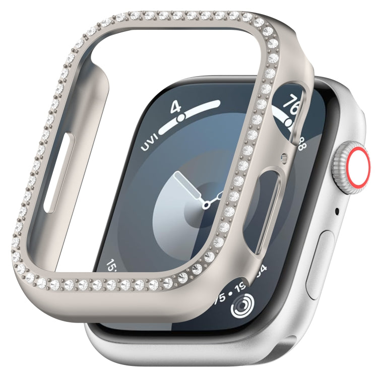 For Apple Watch Series 3 42mm Diamond Hollow PC Watch Case(Starlight) - free shipping - PMC TechLife - Order now!