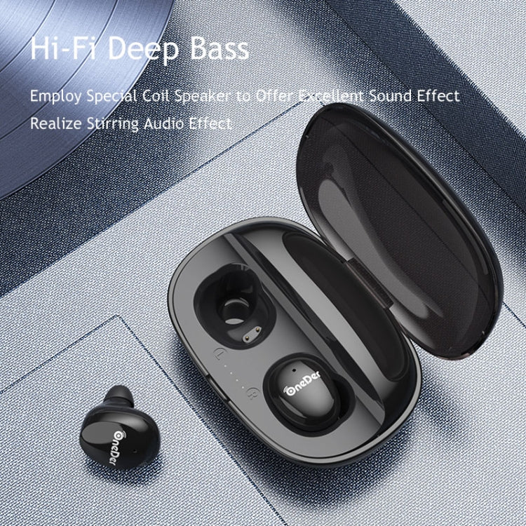 OneDer W12 Wireless Earphone with Waterproof IPX5 HD Stereo Sound TWS Bluetooth Earphone(Orange) - free shipping - PMC TechLife - Order now!