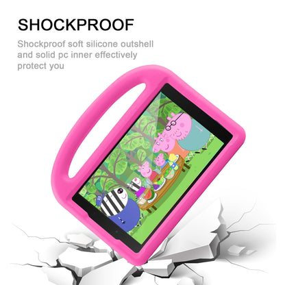 For Galaxy Tab A 8.0 (2019)T290 / T295 Sparrow Style Flat Anti Falling Protective Shell with Bracket(Rose Pink) - Tab A 8.0 & S Pen (2019) P200/P205 by PMC Jewellery | Online Shopping South Africa | PMC Jewellery | Buy Now Pay Later Mobicred