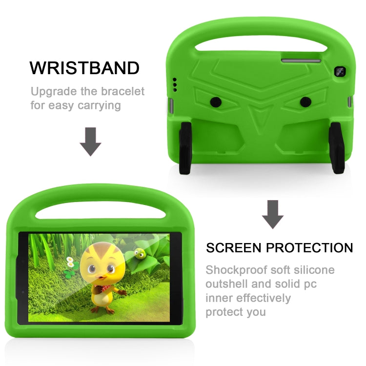 For Galaxy Tab A 8.0 (2019)T290 / T295 Sparrow Style Flat Anti Falling Protective Shell with Bracket(Green) - Tab A 8.0 & S Pen (2019) P200/P205 by PMC TechLife | Online Shopping South Africa | PMC TechLife | Buy Now Pay Later Mobicred
