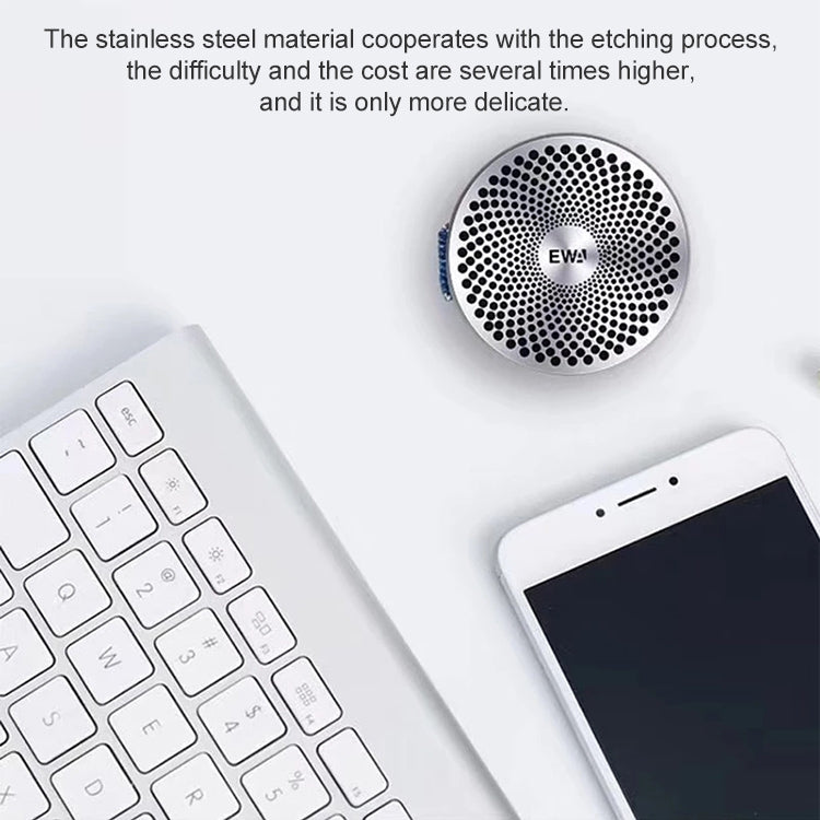 EWA A113 Portable Super Mini Bluetooth Speaker Wireless Bass Subwoofer Boom Box Speakers(Gold) - free shipping - PMC TechLife - Order now!