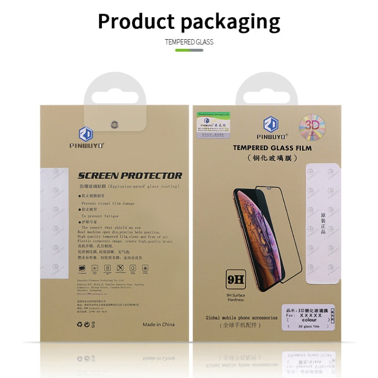 For Galaxy S20 PINWUYO 9H 3D Hot Bending Tempered Glass Film(Black) - Galaxy Tempered Glass by PINWUYO | Online Shopping South Africa | PMC TechLife | Buy Now Pay Later Mobicred