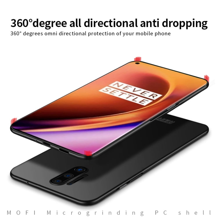 For  OnePlus 8 Pro MOFI Frosted PC Ultra-thin Hard Case(Black) - OnePlus Cases by MOFI | Online Shopping South Africa | PMC TechLife | Buy Now Pay Later Mobicred