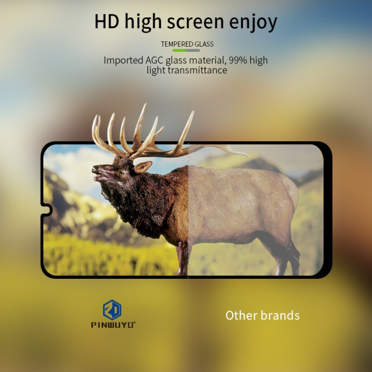 For Galaxy A31 PINWUYO 9H 2.5D Full Screen Tempered Glass Film(Black) - Galaxy Tempered Glass by PINWUYO | Online Shopping South Africa | PMC TechLife | Buy Now Pay Later Mobicred