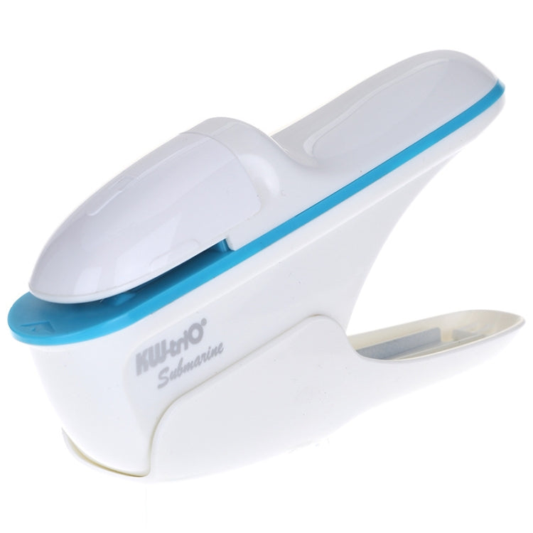 Hand-held Mini Safe Stapleless Staple Max 7 Sheets Paper Binding Machine(White) - free shipping - PMC TechLife - Order now!