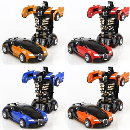 One-click Transforming Toy Car Impact Deformation Toy Model Car(Blue) - Model Toys by PMC Jewellery | Online Shopping South Africa | PMC Jewellery