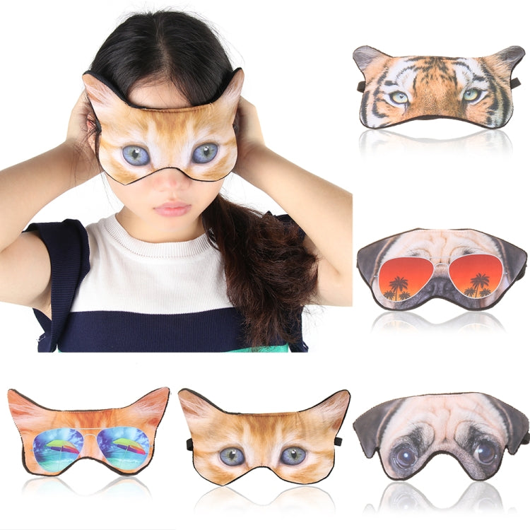 3D Eye Mask Shading Sleeping Cartoon Animal Printed Eye Mask(Pug) - free shipping - PMC TechLife - Order now!