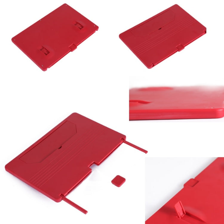 12 Inch Pull-Out Mobile Phone Screen Magnifier 3D Desktop Stand, Style:Blu-ray Model(Red) - Screen Magnifier by PMC TechLife | Online Shopping South Africa | PMC TechLife