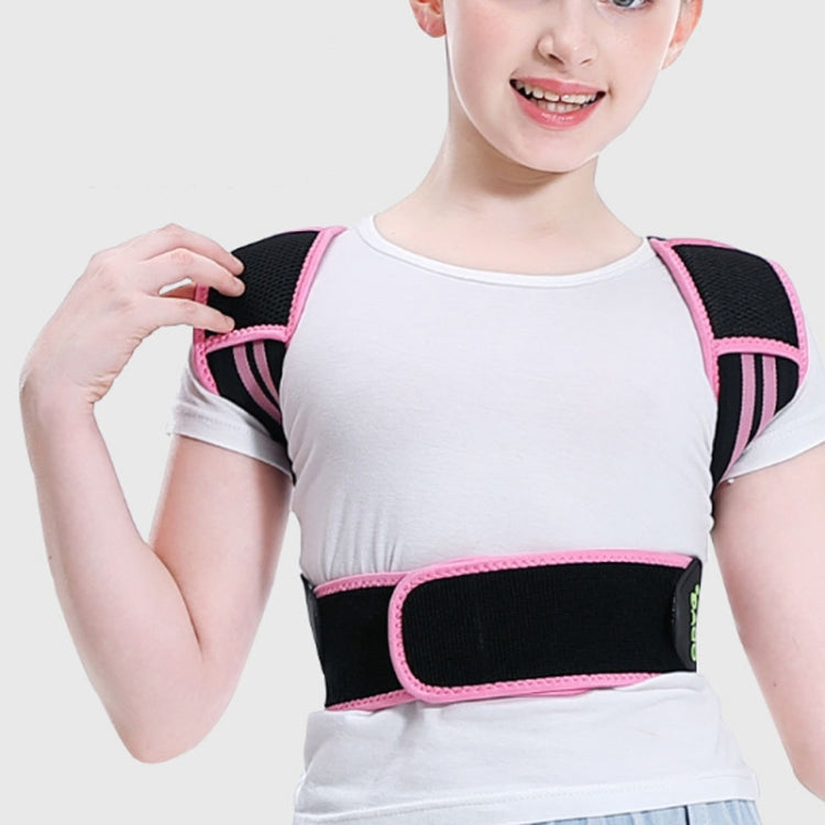 Children Kyphosis Correction Belt Strengthens Support and Fixes Straight Back Artifact, Size:S(Pink) - Corrector by PMC Jewellery | Online Shopping South Africa | PMC Jewellery