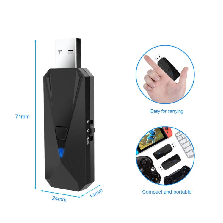 JYS-P4135 Wired + Wireless Bluetooth Gamepad Converter Adapter For PS4 / PS3 / Switch / PC - Adapter & Cables by PMC TechLife | Online Shopping South Africa | PMC TechLife | Buy Now Pay Later Mobicred