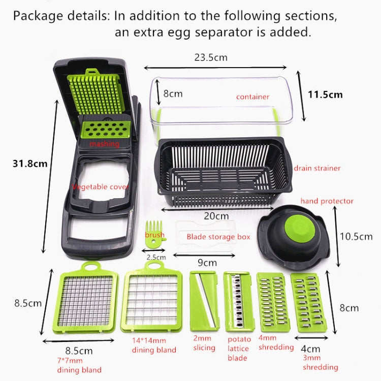 Vegetable Cutter Kitchen Slicer Fruit Cutter Potato Peeler Carrot Cheese Grater Vegetable Slicer - free shipping - PMC TechLife - Order now!