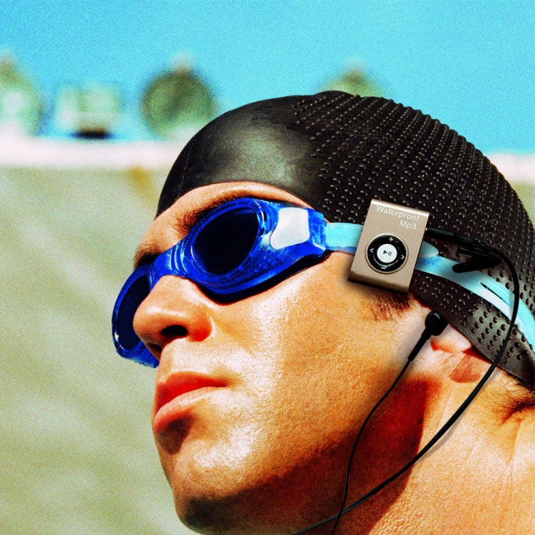 C26 IPX8 Waterproof Swimming Diving Sports MP3 Music Player with Clip & Earphone, Support FM, Memory:8GB(Black) - free shipping - PMC TechLife - Order now!