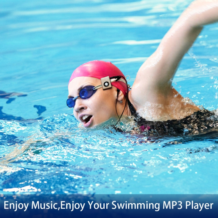 C26 IPX8 Waterproof Swimming Diving Sports MP3 Music Player with Clip & Earphone, Support FM, Memory:8GB(Black) - free shipping - PMC TechLife - Order now!