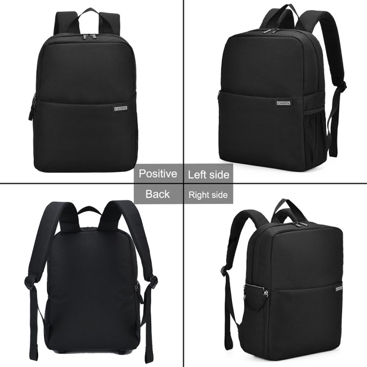 CADeN L4 Double-layer Casual Computer Backpack Multi-function Digital Camera Bag (Black) - free shipping - PMC TechLife - Order now!