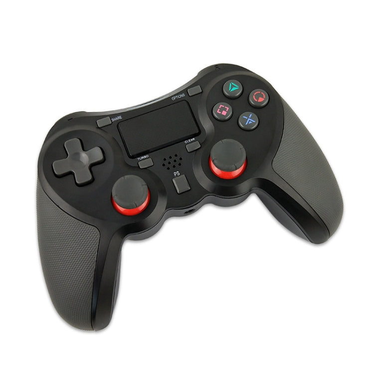 Rubberized Wireless Game Controller Bluetooth Handle for PS4 Host(Orange) - Gamepads by PMC TechLife | Online Shopping South Africa | PMC TechLife