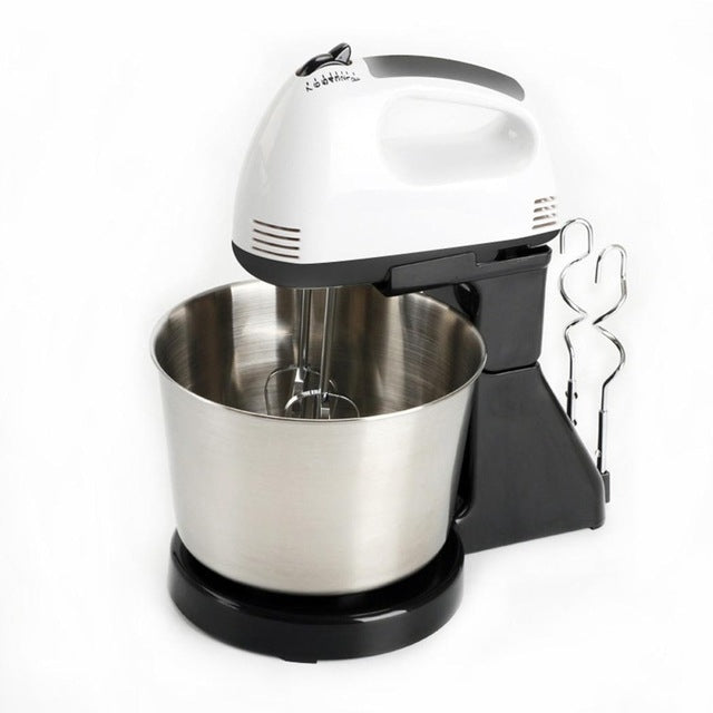 Portable Blender Electric Dough Cake Mixer Egg Whisk  Baking Whipping Cream Machine EU  Plug (Black) - Stirrer & Squeezer by PMC Jewellery | Online Shopping South Africa | PMC Jewellery