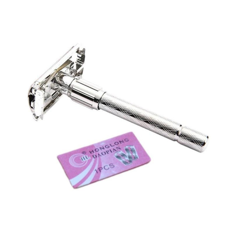 2 PCS Adjustable Safety Classic Stainless Steel Razor Men Safety Double Edge Blade Shaving - free shipping - PMC TechLife - Order now!
