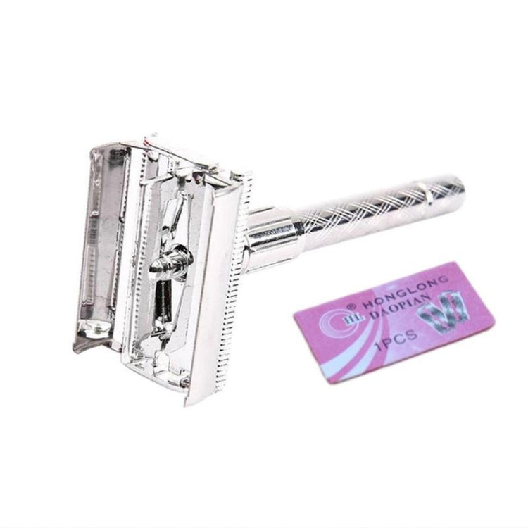 2 PCS Adjustable Safety Classic Stainless Steel Razor Men Safety Double Edge Blade Shaving - free shipping - PMC TechLife - Order now!