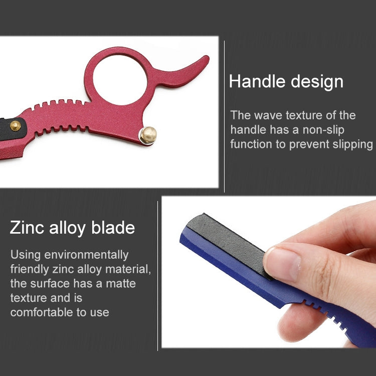 Stainless Steel Vintage Razor Thumb Razor(Black) - free shipping - PMC TechLife - Order now!