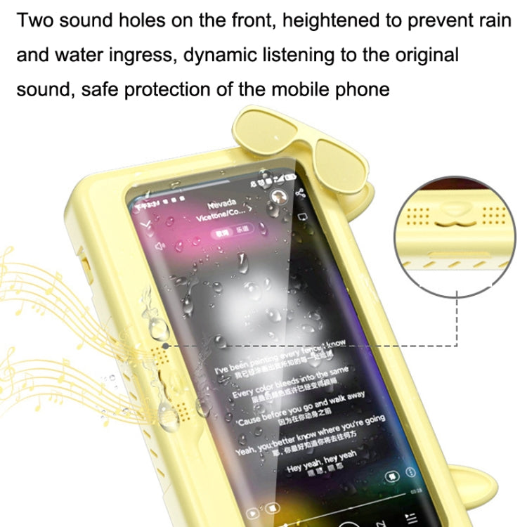 Bathroom Waterproof Mobile Phone Holder Bathing Watch TV Removable Touch Screen Phone Case(Pink) - Hand-Sticking Bracket by PMC TechLife | Online Shopping South Africa | PMC TechLife