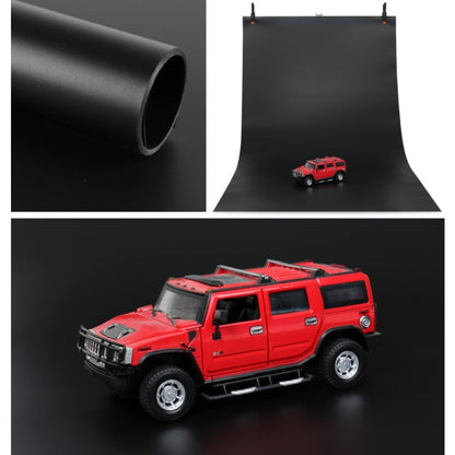 70x140cm Shooting Background Board PVC Matte Board Photography Background Cloth Solid Color Shooting Props(Black) -  by PMC Jewellery | Online Shopping South Africa | PMC Jewellery