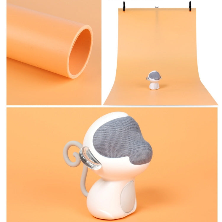 70x140cm Shooting Background Board PVC Matte Board Photography Background Cloth Solid Color Shooting Props(Orange) - free shipping - PMC TechLife - Order now!