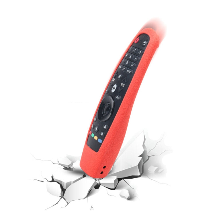 Suitable for LG Smart TV Remote Control Protective Case AN-MR600 AN-MR650a Dynamic Remote Control Silicone Case(Fluorescent Green) - Remote Control Covers by PMC TechLife | Online Shopping South Africa | PMC TechLife