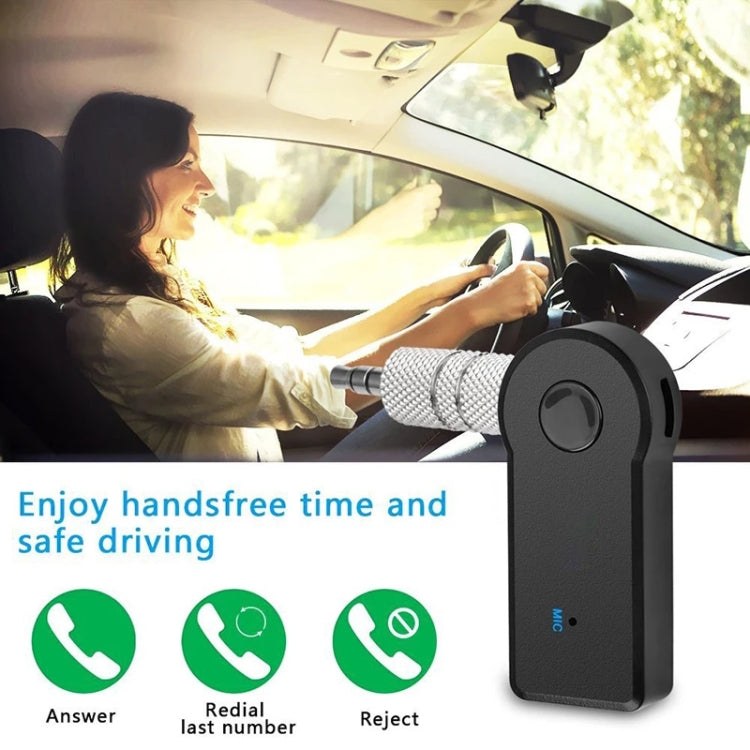 2 in 1 3.5mm AUX Metal  Adapter + USB Car Bluetooth 4.1 Wireless Bluetooth Receiver Audio Receiver Converter - Audio Receiver Transmitter by PMC TechLife | Online Shopping South Africa | PMC TechLife
