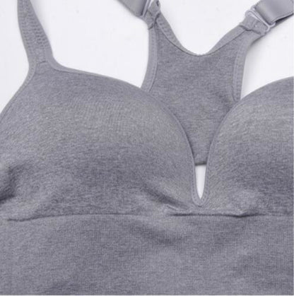 Wireless Sporty Shockproof Running Push Up Sports Bra, Size:XL(Gray) - Ladies Underwear by PMC Jewellery | Online Shopping South Africa | PMC Jewellery
