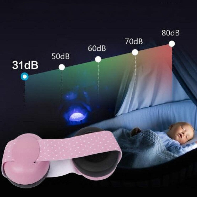 Newborn Baby Adjustable Elastic Earmuffs(Pink) - Safety Equipment by PMC TechLife | Online Shopping South Africa | PMC TechLife | Buy Now Pay Later Mobicred