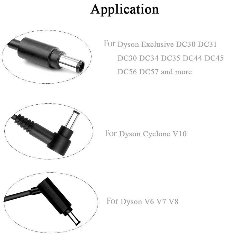 Charging Adapter Charger Power Adapter Suitable for Dyson Vacuum Cleaner, Plug Standard:AU Plug - AC Adapers by PMC Jewellery | Online Shopping South Africa | PMC Jewellery