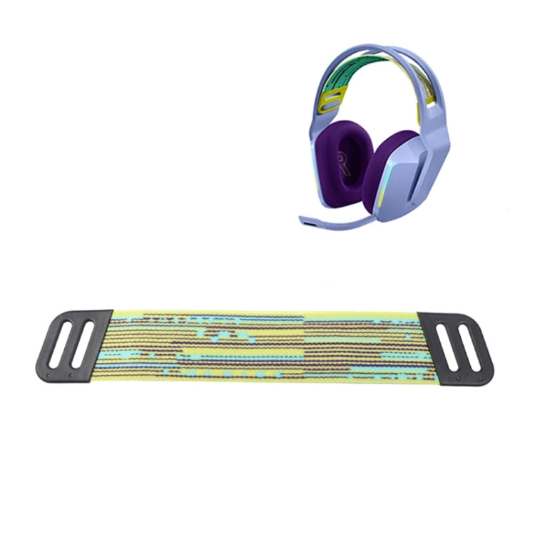 Head Beam Protector for Logitech G733 Headset(Stripe Green) - Earmuff & Pad by PMC TechLife | Online Shopping South Africa | PMC TechLife