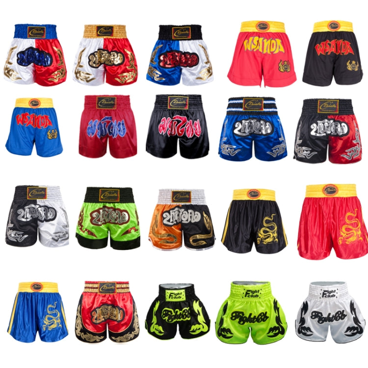 ZhuoAo Muay Thai/Boxing/Sanshou/Fighting Shorts for Men and Women, Size:XL(Pretty Green) - Sportswear by ZhuoAo | Online Shopping South Africa | PMC Jewellery | Buy Now Pay Later Mobicred