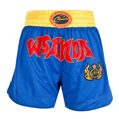 ZhuoAo Muay Thai/Boxing/Sanshou/Fighting Shorts for Men and Women, Size:M(Quick Dry Sanda Blue) - Sportswear by ZhuoAo | Online Shopping South Africa | PMC Jewellery | Buy Now Pay Later Mobicred