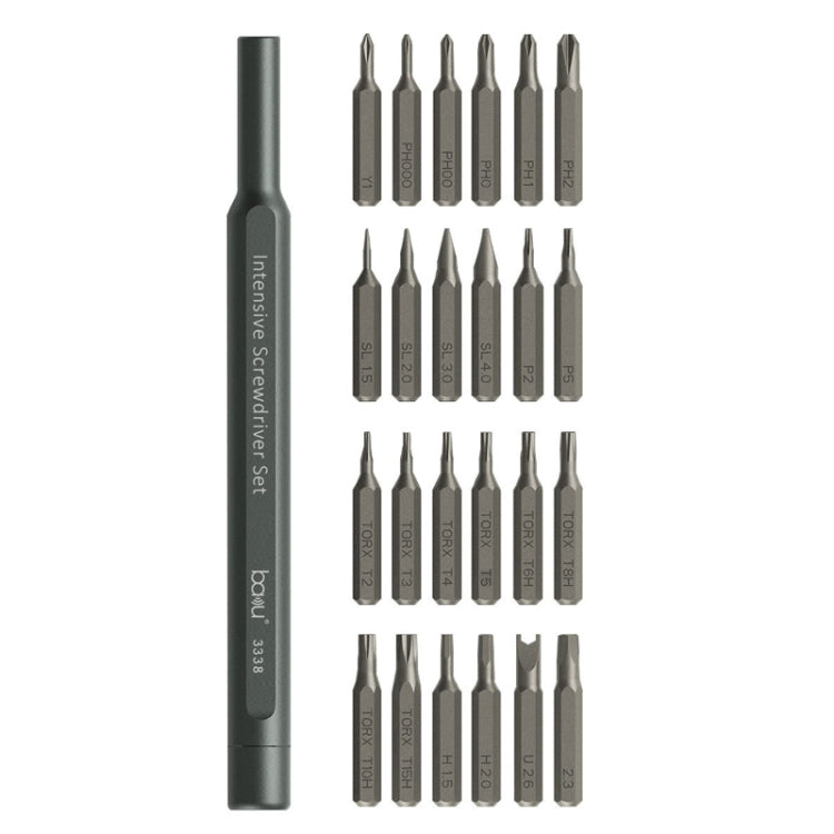 Baku BA-3338 24 In 1 Multifunctional Screwdriver Set Mobile Computer Repair Tool - Screwdriver Set by Baku | Online Shopping South Africa | PMC TechLife | Buy Now Pay Later Mobicred