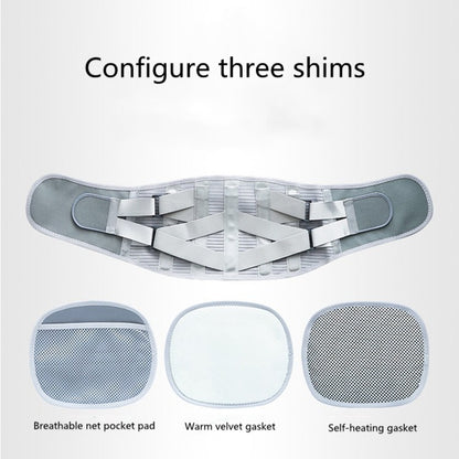 Steel Plate Support Warm And Breathable Waist Belt Waist Orthosis, Size:XXL - Corrector by PMC Jewellery | Online Shopping South Africa | PMC Jewellery