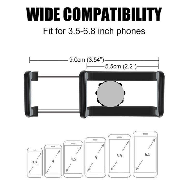 Car Mobile Phone Holder Buckle Instrument Trolley Inner Clip Mobile Phone Navigation Bracket With Number Plate - Car Holders by PMC TechLife | Online Shopping South Africa | PMC TechLife
