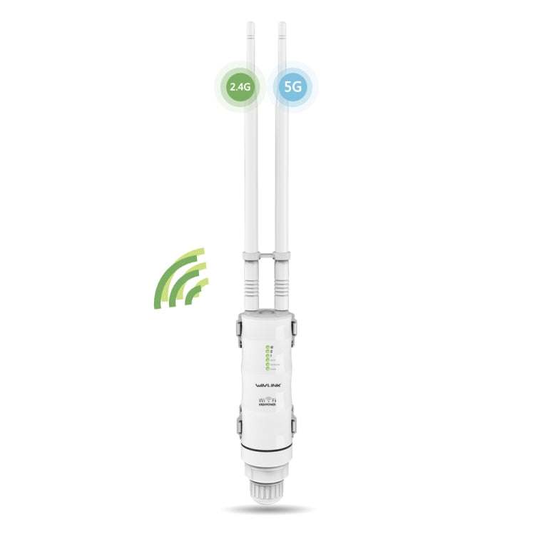 WAVLINK AC600 AP 2.4G/5G Dual Frequency Outdoor High Power Repeater, Pulg Type:UK Plug - free shipping - PMC TechLife - Order now!