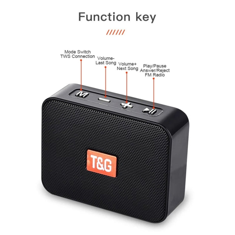 T&G TG166 Color Portable Wireless Bluetooth Small Speaker(Pink) - free shipping - PMC TechLife - Order now!