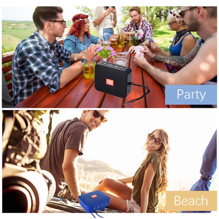 T&G TG166 Color Portable Wireless Bluetooth Small Speaker(Blue) - Mini Speaker by T&G | Online Shopping South Africa | PMC TechLife | Buy Now Pay Later Mobicred
