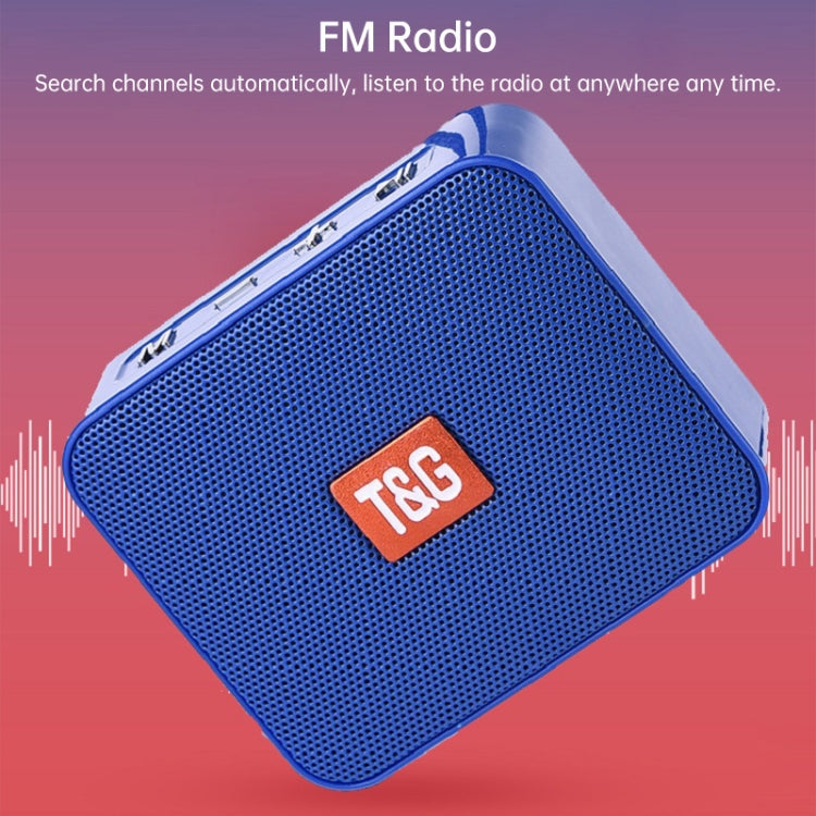 T&G TG166 Color Portable Wireless Bluetooth Small Speaker(Red) - Mini Speaker by T&G | Online Shopping South Africa | PMC TechLife | Buy Now Pay Later Mobicred