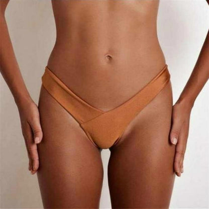 Sexy Women Cotton G String Thongs Low Waist Sexy Panties Ladies Seamless Underwear, Size:M(Green) - Ladies Underwear by PMC Jewellery | Online Shopping South Africa | PMC Jewellery
