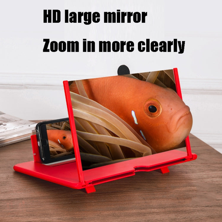 10 inch Pull-out Typed Ultra-clear 3D Mobile Phone Screen Stretching Bracket Amplifier(Black) - Screen Magnifier by PMC TechLife | Online Shopping South Africa | PMC TechLife