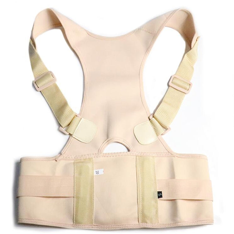 Male Female Adjustable Magnetic Posture Corrector Corset Back Men Brace Back Shoulder Belt Lumbar Support Straight, Size:XL (Skin Color) - Corrector by PMC Jewellery | Online Shopping South Africa | PMC Jewellery