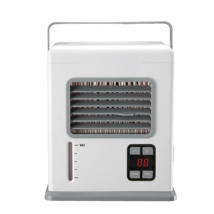 Desktop Air Cooler Battery Plug-in Dual-use Air Conditioning Intelligent Digital Display Mini Air Cooler - Electric Fans by PMC TechLife | Online Shopping South Africa | PMC TechLife