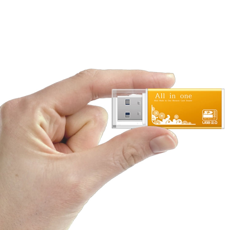 Multi in 1 Memory SD Card Reader for Memory Stick Pro Duo Micro SD,TF,M2,MMC,SDHC MS Card(Black) -  by PMC TechLife | Online Shopping South Africa | PMC TechLife